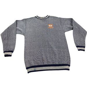 Vintage Tennessee Volunteers Sweater Men Medium Navy 1998 National Champions Y2K